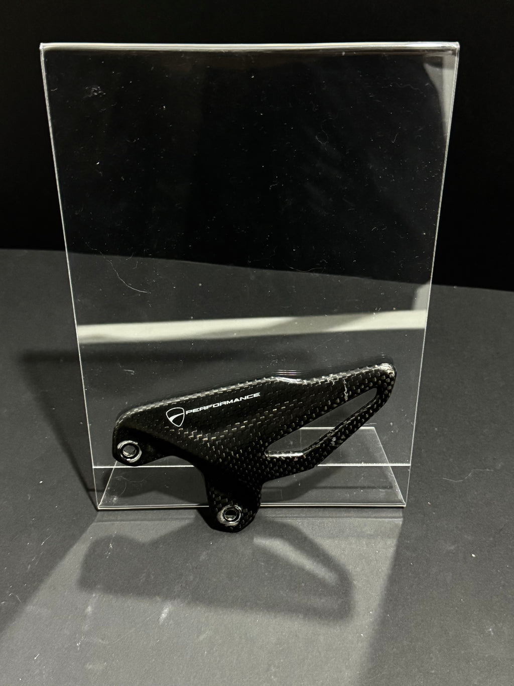 Genuine Ducati V4 Performance Carbon Fibre Heel Guards / Heel Plates