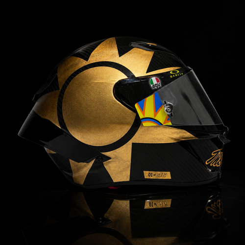 AGV Pista GP RR Custom Soleluna Carbon Gold – Size L – One of One
