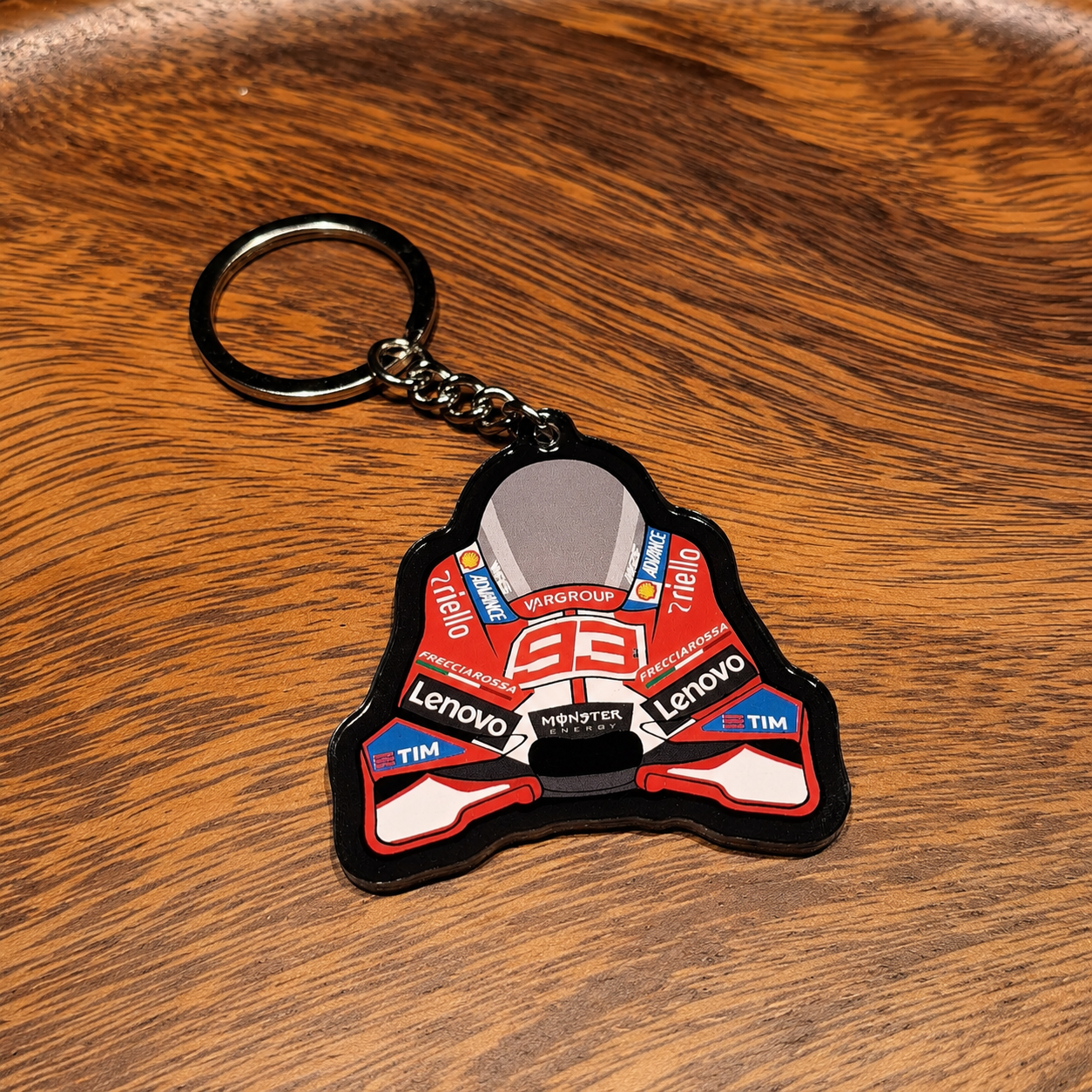 Marc Marquez #93 MotoGP Keychain – Ducati Lenovo Racing