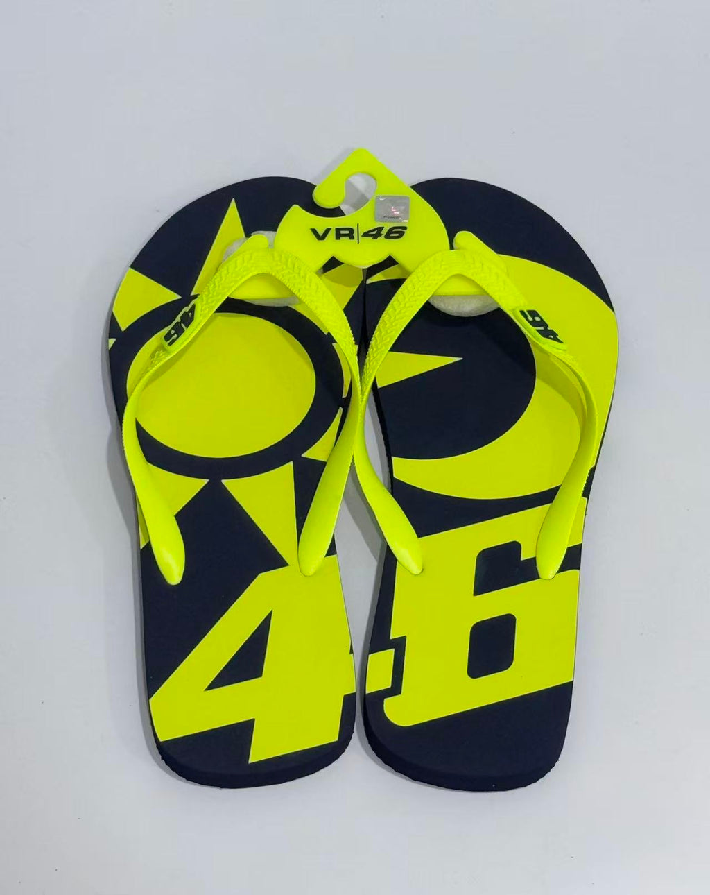 Valentino Rossi VR46 Sun & Moon Flip Flops – Genuine Official Merchandise Size 43-44
