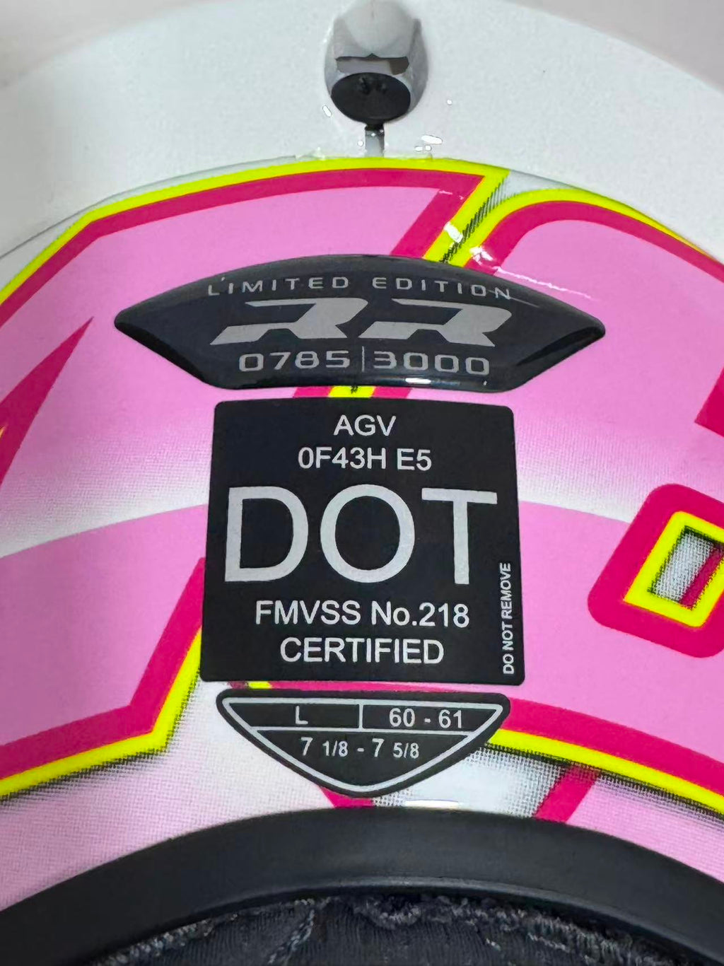AGV Pista GP RR Valentino Rossi Pink Bow Limited Edition