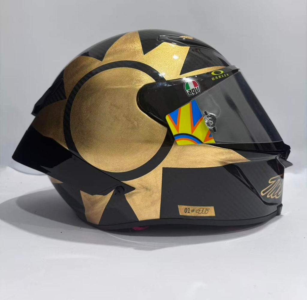 AGV Pista GP RR Custom Soleluna Carbon Gold One of One – Size L