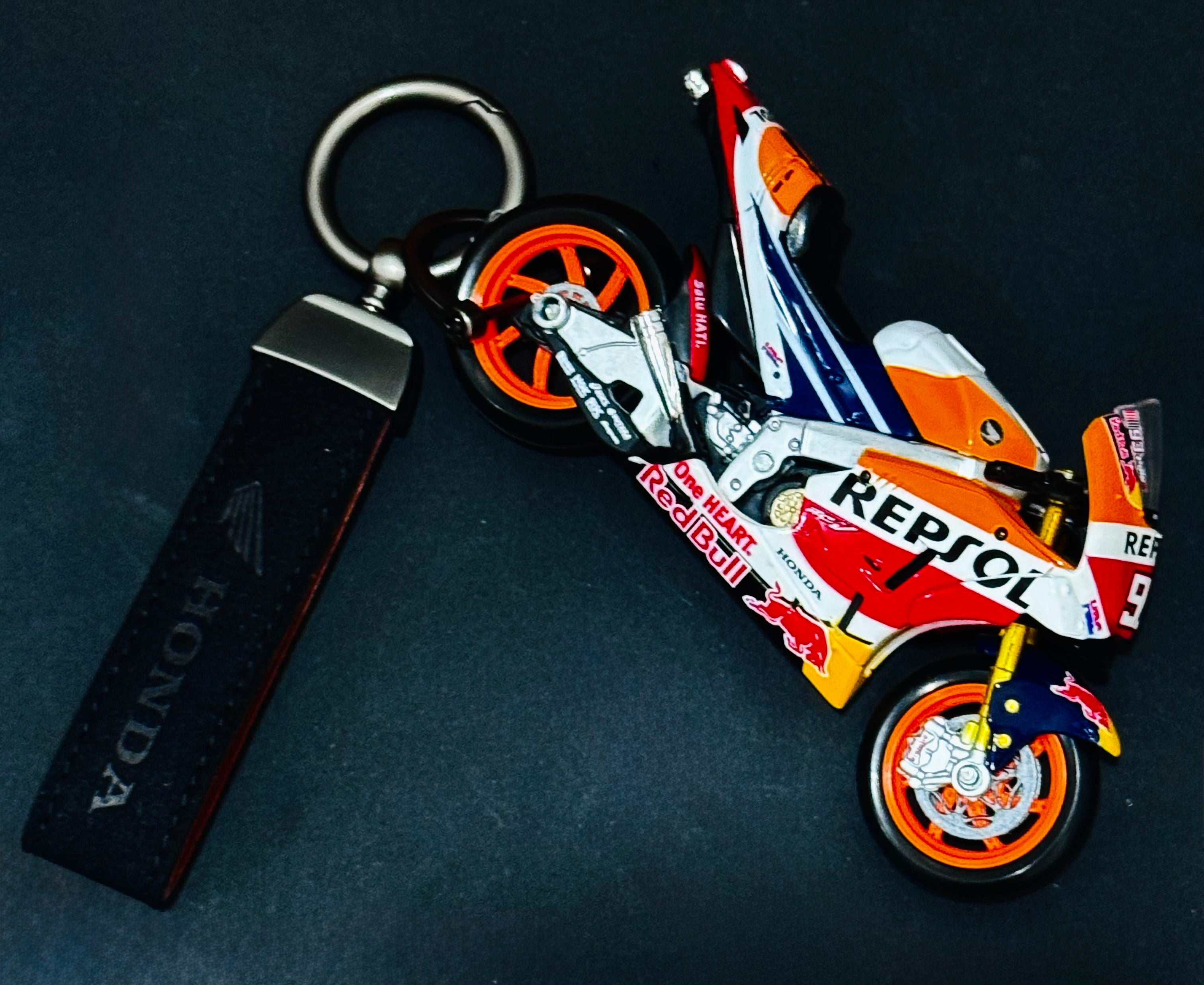Marc Marquez #93 Repsol Honda Keychain