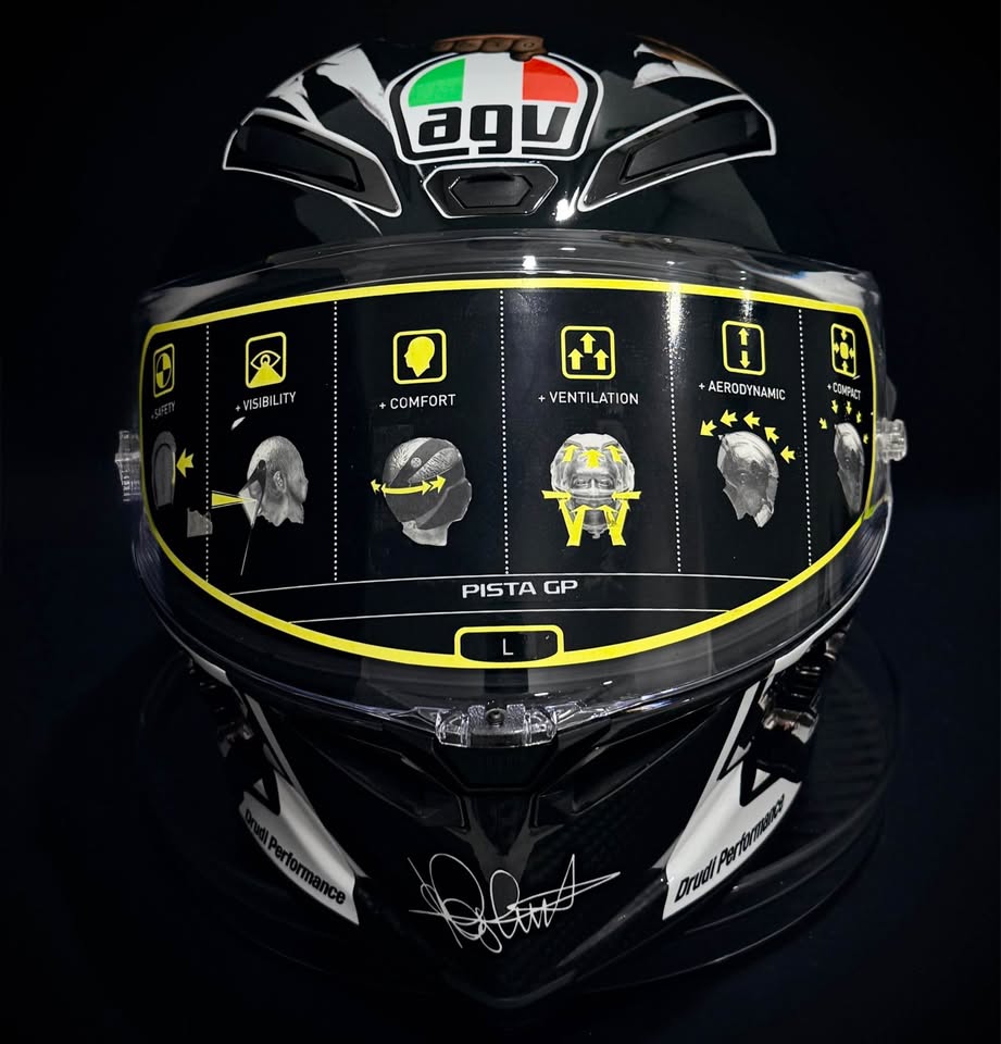 AGV Pista GP RR Valentino Rossi Misano 2016 “Blues Brothers”