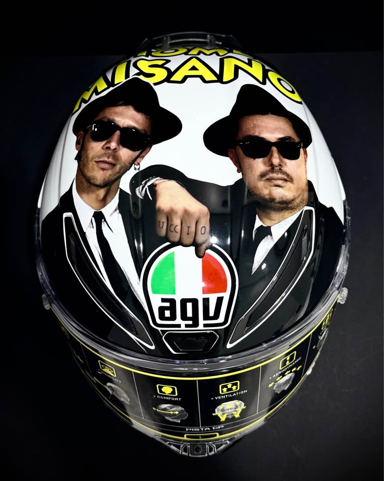 AGV Pista GP RR Valentino Rossi Misano 2016 “Blues Brothers”