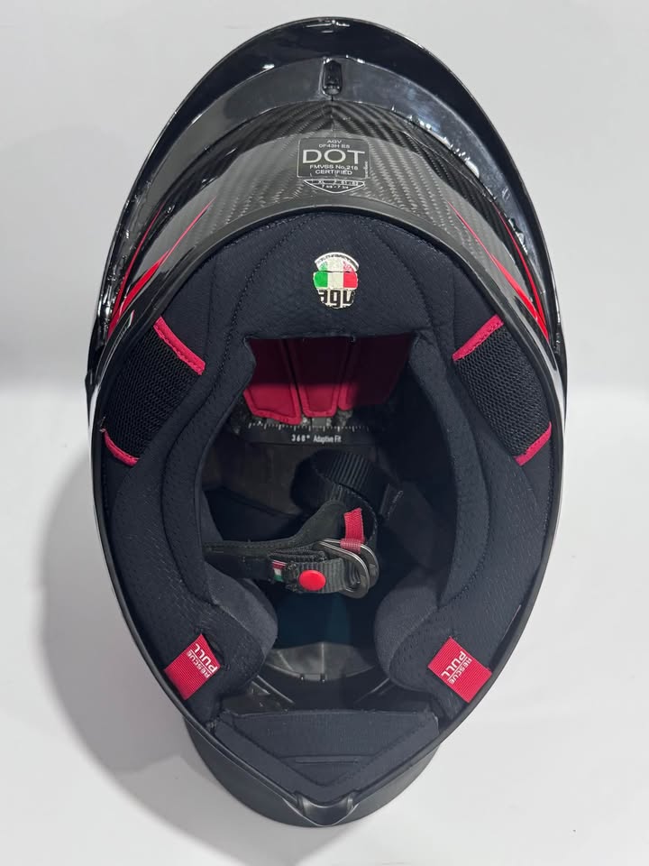 AGV Pista GP RR Black Red Track - Size XL
