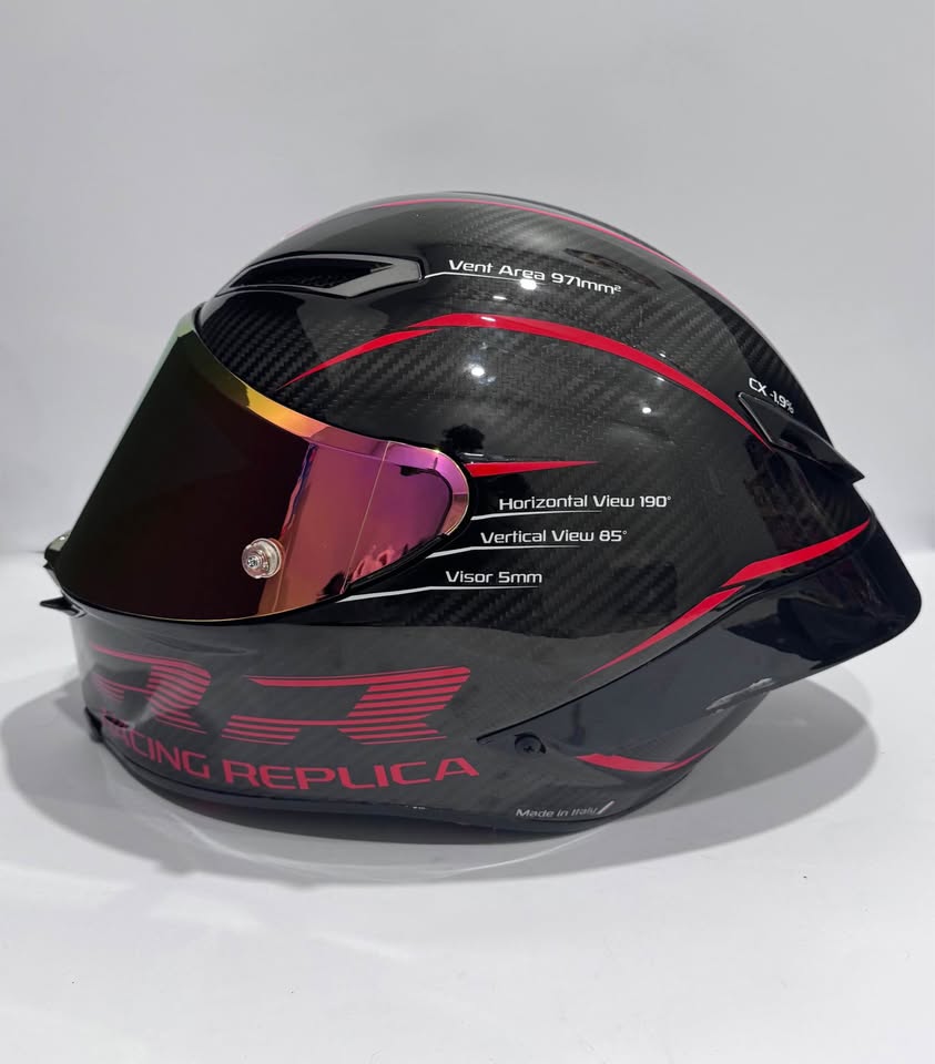 AGV Pista GP RR Black Red Track - Size XL