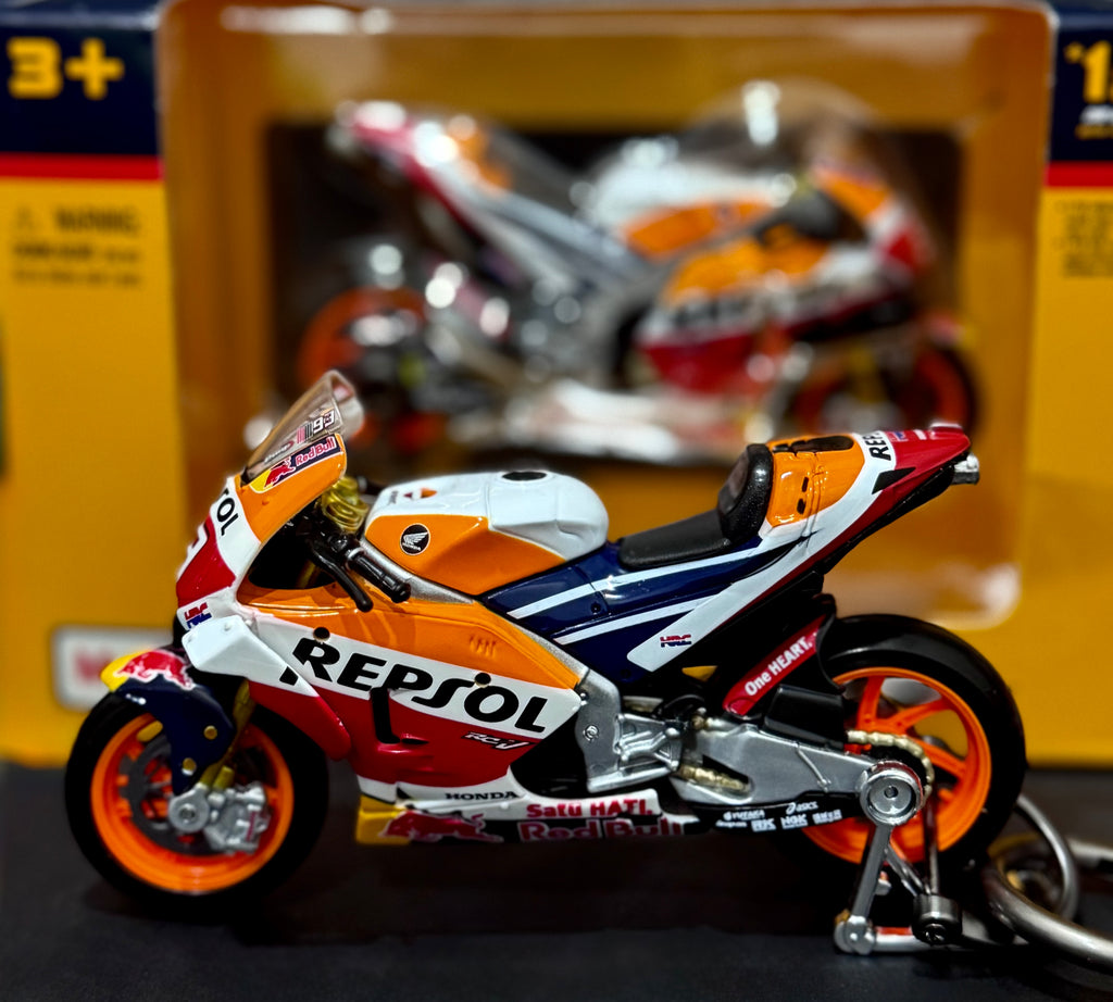 Marc Marquez #93 Repsol Honda Keychain